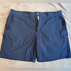 Hurley Nike Dri-fit golf or active Shorts Navy Blue Heather